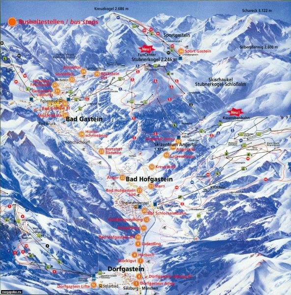 bad gastein - hofgastein skijaliste zimovanje u austriji bad gastein