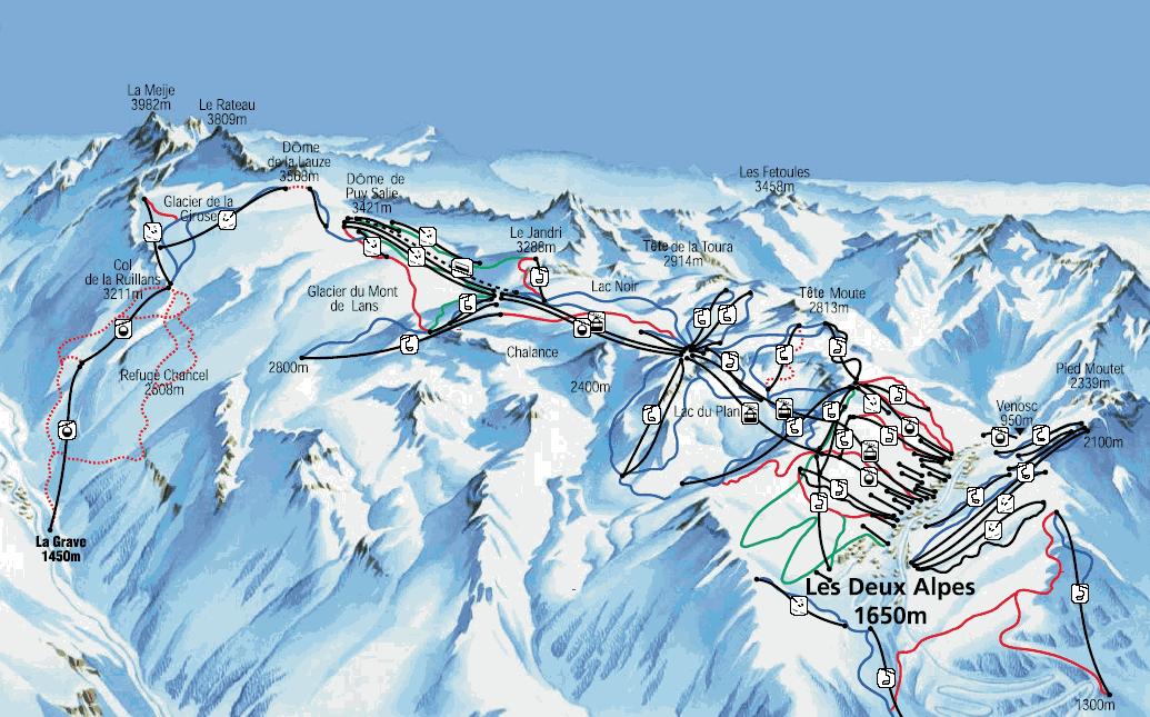 les 2 alpes zimski aranzmani skijanje aranzmani